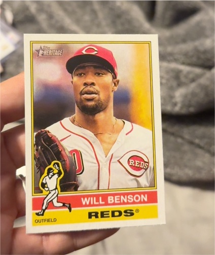 2025 Topps Heritage #336 Will Benson — front