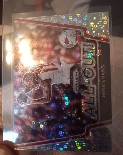 2020 Panini Prizm All Out No Huddle Disco Mike Evans — front