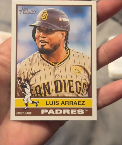 2025 Topps Heritage #39 Luis Arraez — front
