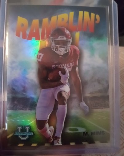 2022 Bowman University Chrome #RM-15 Marvin Mims Ramblin' Man — front