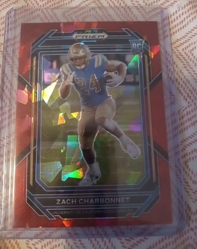 2023 Panini Prizm Draft Picks #124 Zach Charbonnet — front