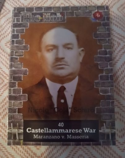 2023 Historic Autographs The Mob 2 #40 Castellammarese War Maranzano v. Masseria — front