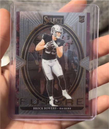 2024 Panini Select #3 Brock Bowers Future Rookie Card — front