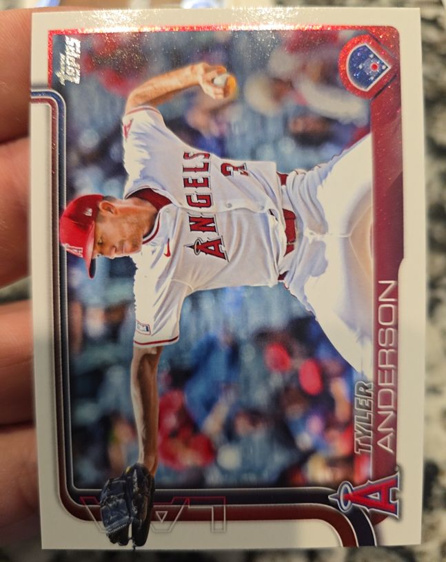 2025 Topps Series 2 #606 Tyler Anderson — front