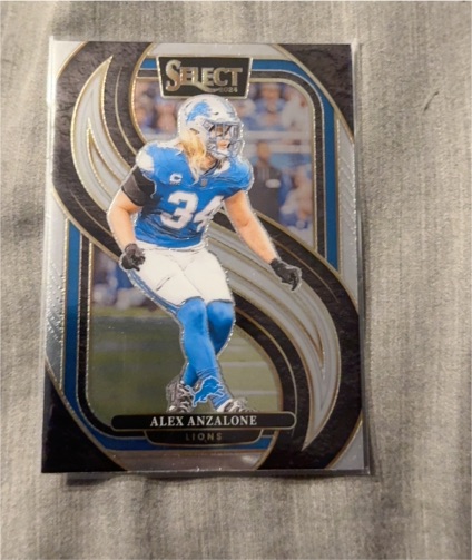 2024 Panini Select #104 Alex Anzalone Premier Level — front