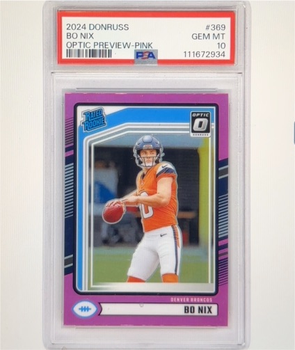 2024 Donruss #369 Bo Nix — front