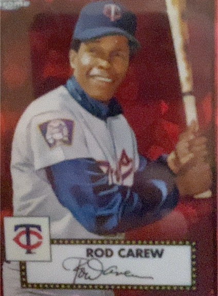 2021 Topps Chrome Platinum Anniversary #516 Rod Carew — front