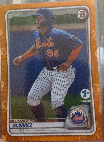 2020 Bowman Draft #BD-143 Francisco Alvarez — front