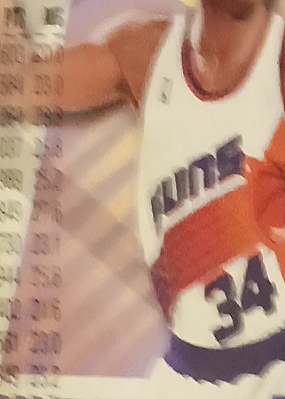 1991 Fleer #34 Charles Barkley — back