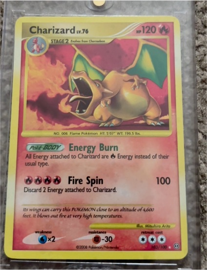 2008 Pokémon Diamond & Pearl Stormfront #103 Charizard — front