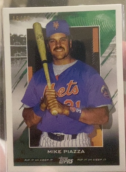 2020 Topps Rip #59 Mike Piazza — front