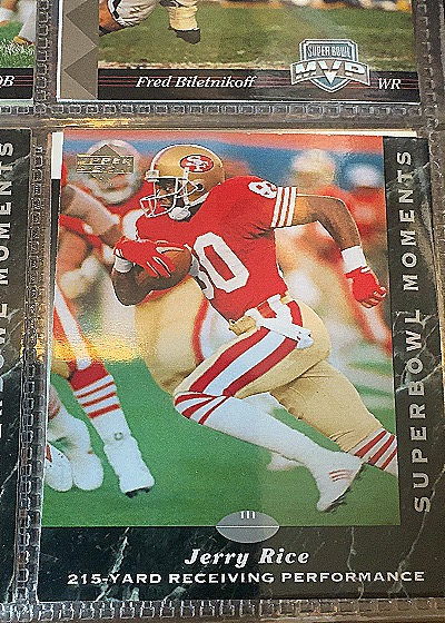 1992 Upper Deck Super Bowl Moments #8 Jerry Rice — front
