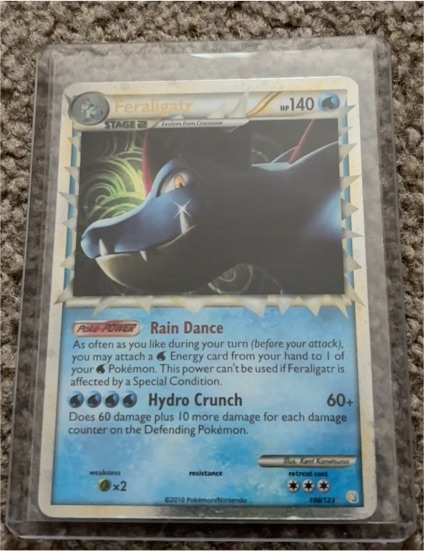 2010 Pokémon HeartGold & SoulSilver #108 Feraligatr Prime — front