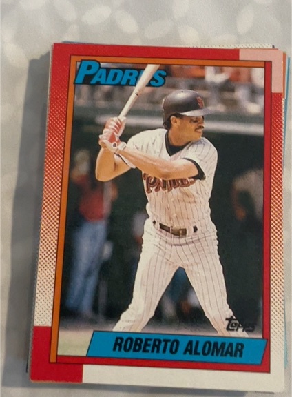 1990 Topps #517 Roberto Alomar — front
