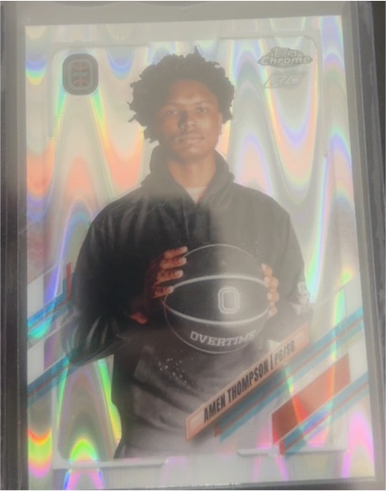 2021-22 Topps Chrome Overtime Elite #12 Amen Thompson — front