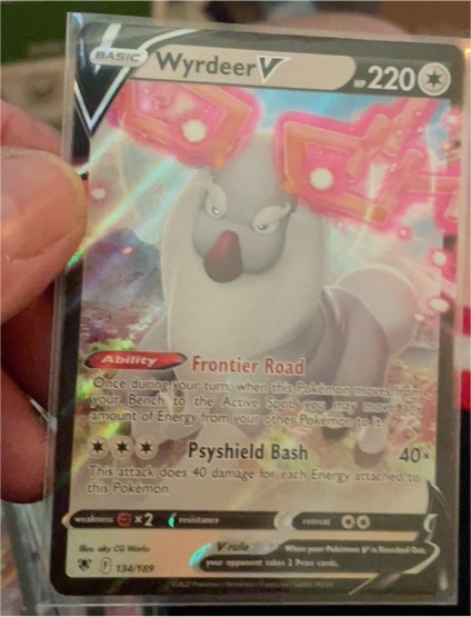 2022 Pokémon TCG Astral Radiance #134 Wyrdeer V — front