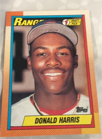 1990 Topps #314 Donald Harris — front
