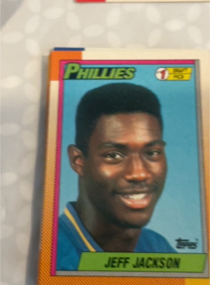 1990 Topps #74 Jeff Jackson — front