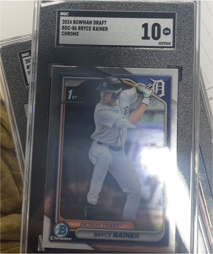 2024 Bowman Draft #BDC-86 Bryce Rainer Chrome — front