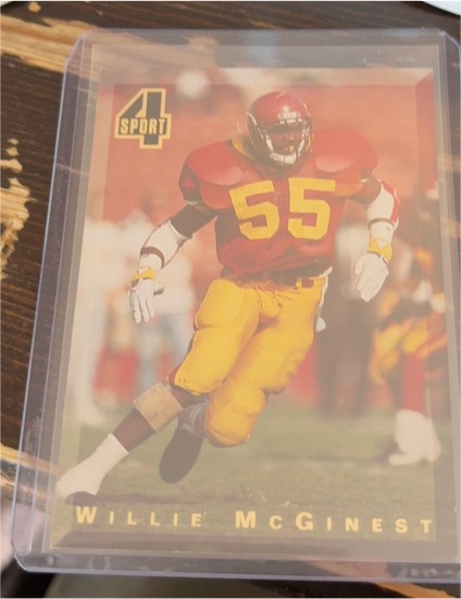 1994 Classic 4-Sport #54 Willie McGinest — front