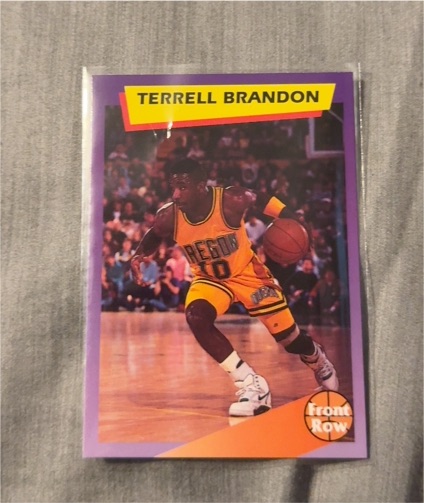 1992 Front Row Dream Picks #99 Terrell Brandon — front