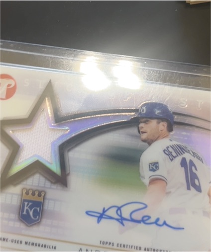 2022 Topps Pristine Slice of the Star Relics #SSAR-AB Andrew Benintendi — front