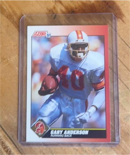 1991 Score #140 Gary Anderson — front