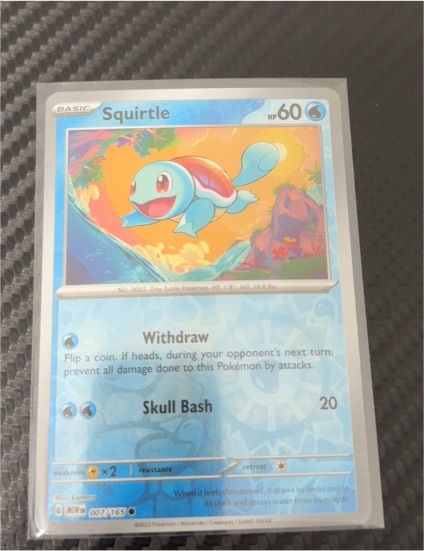 2023 Pokemon Scarlet & Violet 151 #007 Squirtle — front