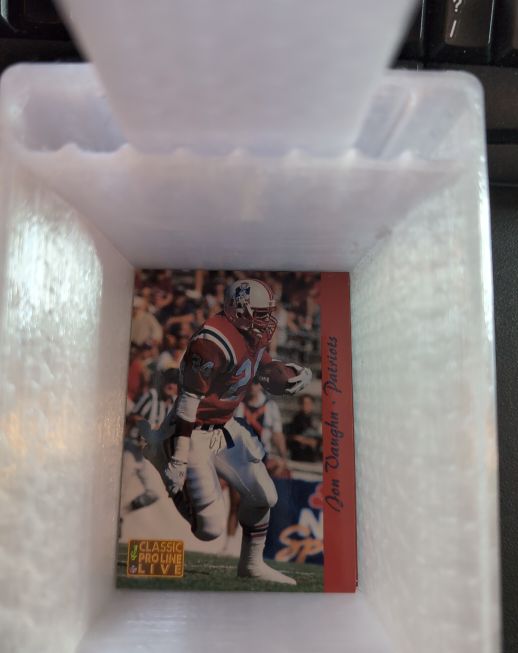 1990 Classic Pro Line Live Don Daveigh Patriots — front