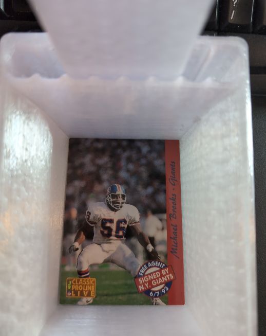 1993 Classic Pro Line Live #6 Michael Brooks — front