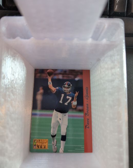 1994 Classic Pro Line Dave Brown #17 — front