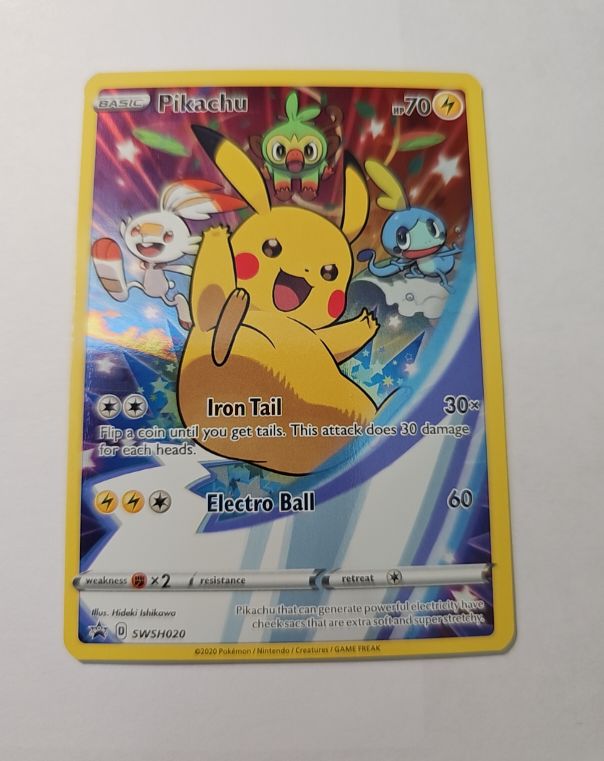 2020 Pokémon SWSH020 Pikachu Sword & Shield Promo — front