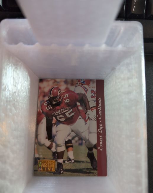 1993 Pro Line Live Ernest Dye Arizona Cardinals — front