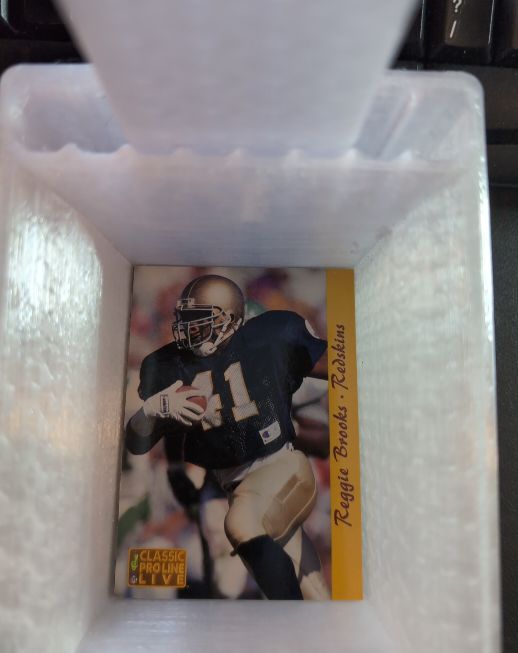 1994 Classic Pro Line Live Reggie Brooks — front