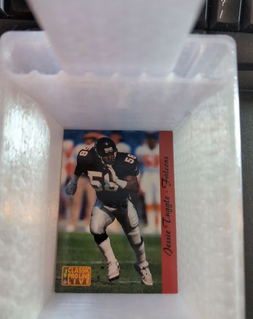 1993 Classic Pro Line Live Jessie Tuggle #? Falcons — front