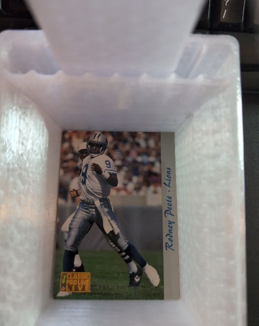 1991 Classic Pro Line Live Rodney Peete — front