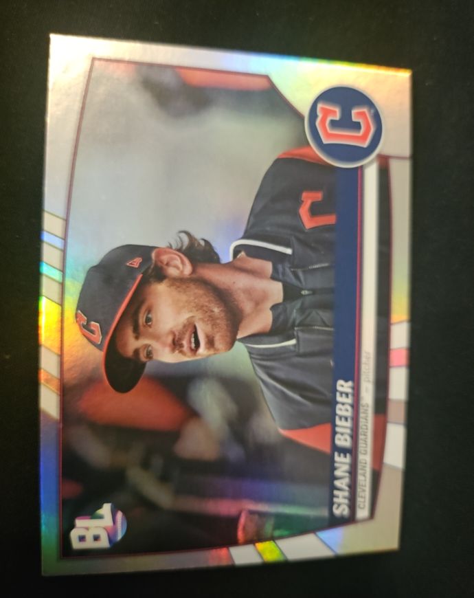 2023 Topps Big League #218 Shane Bieber — front