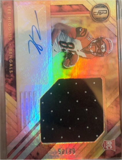 2020 Panini Unparalleled #50 Tee Higgins — front