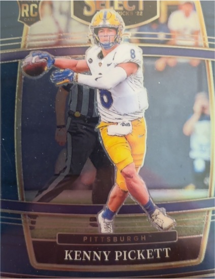 2022 Panini Select Draft Picks Blue #23 Kenny Pickett — front