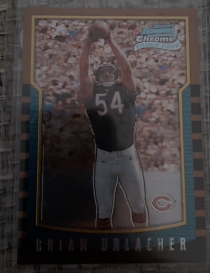 2000 Bowman Chrome #178 Brian Urlacher — front