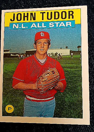 1986 Topps #710 John Tudor — front