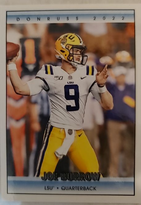 2022 Panini Chronicles Donruss Draft Picks #22 Joe Burrow — front