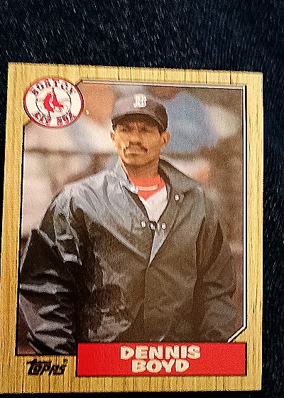 1987 Topps #285 Dennis Boyd — front