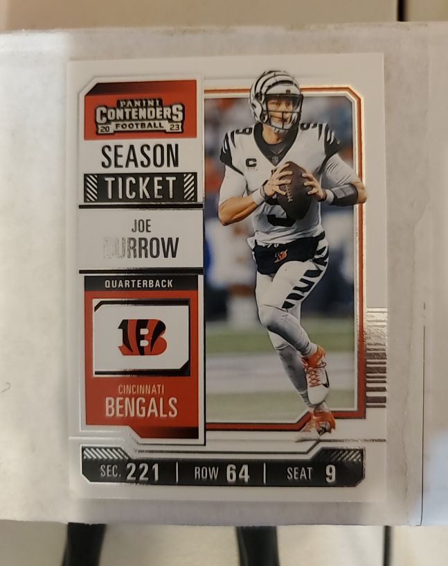 2023 Panini Contenders Season Ticket #22 Joe Burrow — front