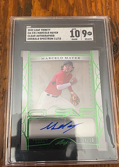 2022 Leaf Trinity #CA-CS1 Marcelo Mayer — front