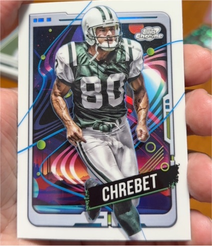 2024 Topps Chrome Cosmic #73 Wayne Chrebet — front