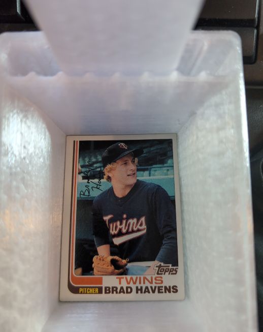 1982 Topps #92 Brad Havens — front