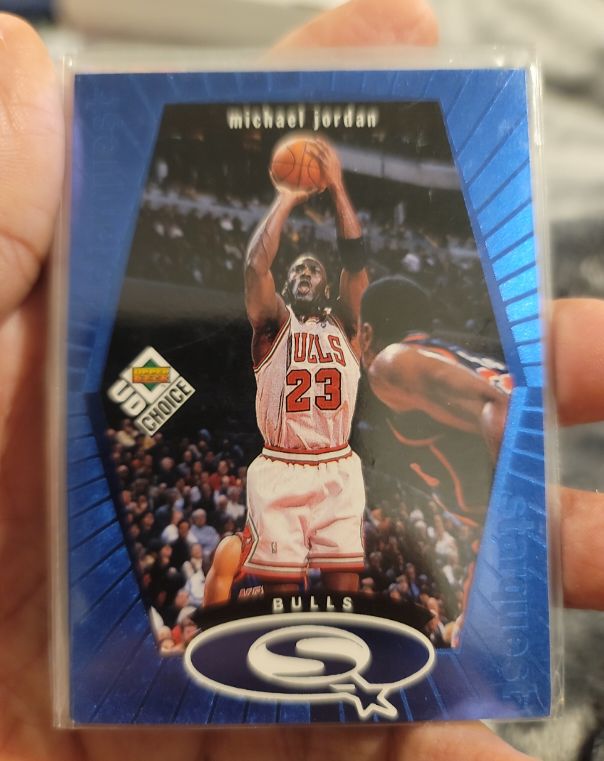 1998 Upper Deck Choice Starquest Blue #SQ30 Michael Jordan — front
