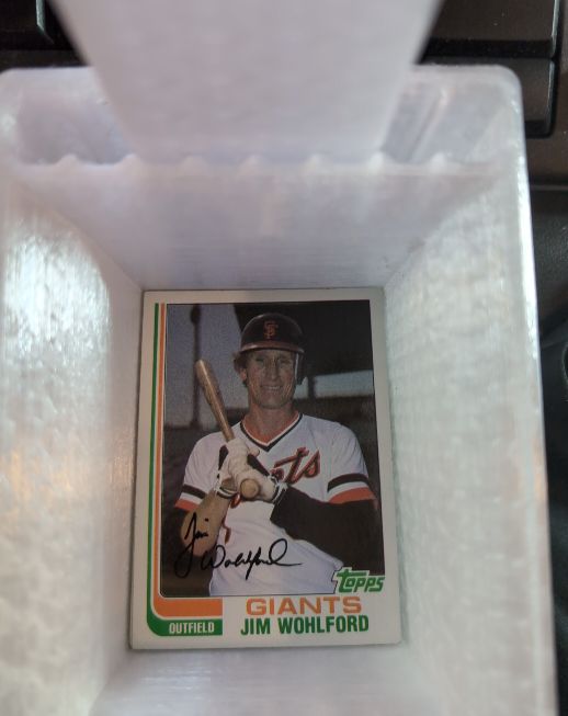 1982 Topps #116 Jim Wohlford — front