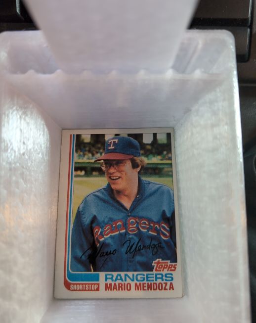 1982 Topps #600 Mario Mendoza — front